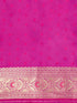 Women's Purple Cotton-Silk Ethnic Motifs Saree With Unstitched Blouse Piece