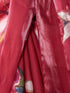 Women's Red Silk-Blend Floral Print Saree With Unstitched Blouse Piece