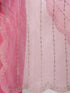 Women's Pink Organza Ethnic Motifs Saree With Unstitched Blouse Piece