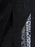 Women's Black Georgette Floral Print Saree With Unstitched Blouse Piece