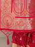 Women's Pink Cotton-Silk Ethnic Motifs Saree With Unstitched Blouse Piece