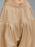 Women's Beige Viscose Solid Churidar