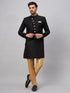 Men's Black Indo Western Set