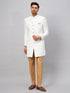 Men's White Indo Western Set