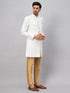 Men's White Indo Western Set
