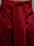 Men's Maroon Zari Weaved Jacket With Kurta Dhoti Set
