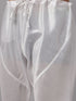 Men's Coffee Matka Silk Nehru Jacket With White Silk Blend Kurta Pyjama Set