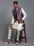 Men's Purple Embellished Jacket