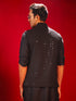 Men's Black Schiflli Nehru Jacket