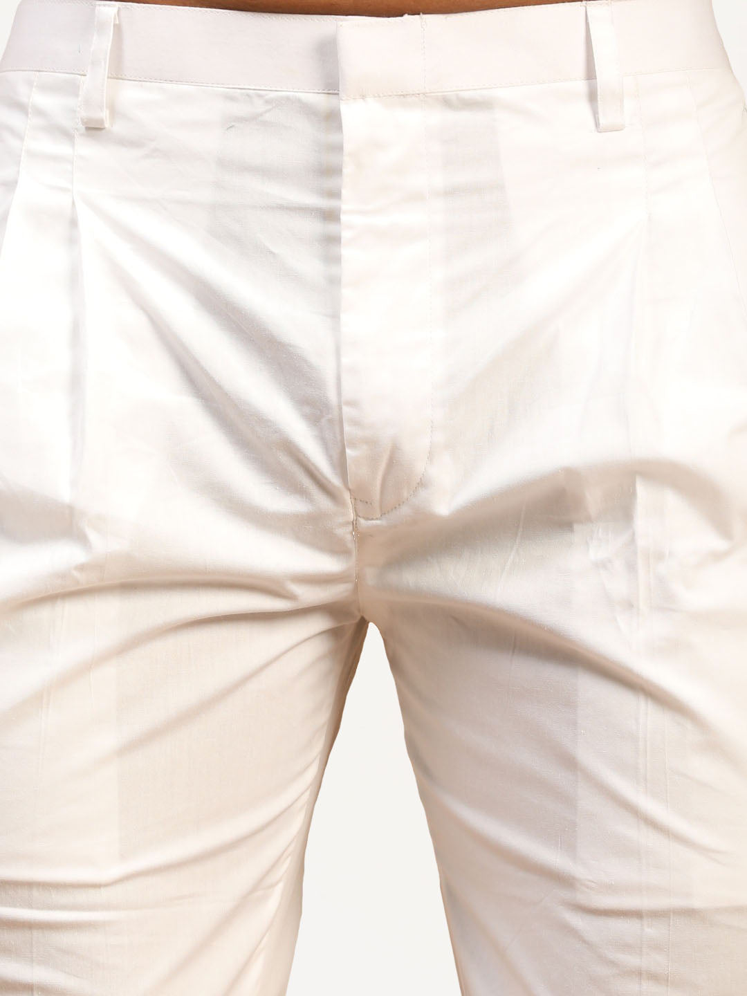 Men's Mustard Solid Kurta With White Pant Style Cotton Pyjama Set