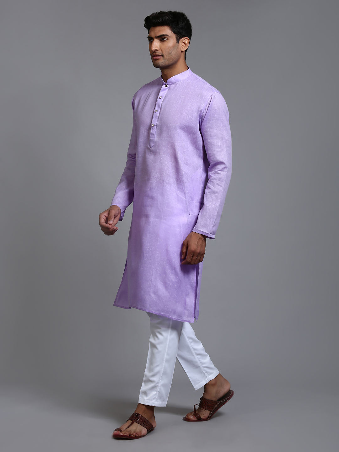 Men's White Cotton Pant Style Pyjama