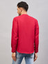 Men's Maroon Short Cotton Kurta