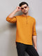 Men's Rust Short Cotton Kurta