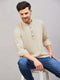 Men's Light Green Short Cotton Kurta