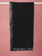Black Viscose Embroidered Men's Dupatta for Festive Wear