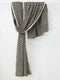 Black Silk Blend Embroidered Geometric Men's Dupatta