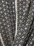 Men's Black Geometric Dupatta