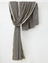 Men Black Geometric Printed Undetermined Dupatta