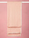 Pink Silk Blend Embroidered Men's Dupatta with Zari Border