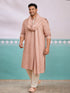 Men Peach Geometric Printed Undetermined Dupatta