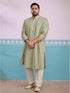 Men's Green Geometric Dupatta