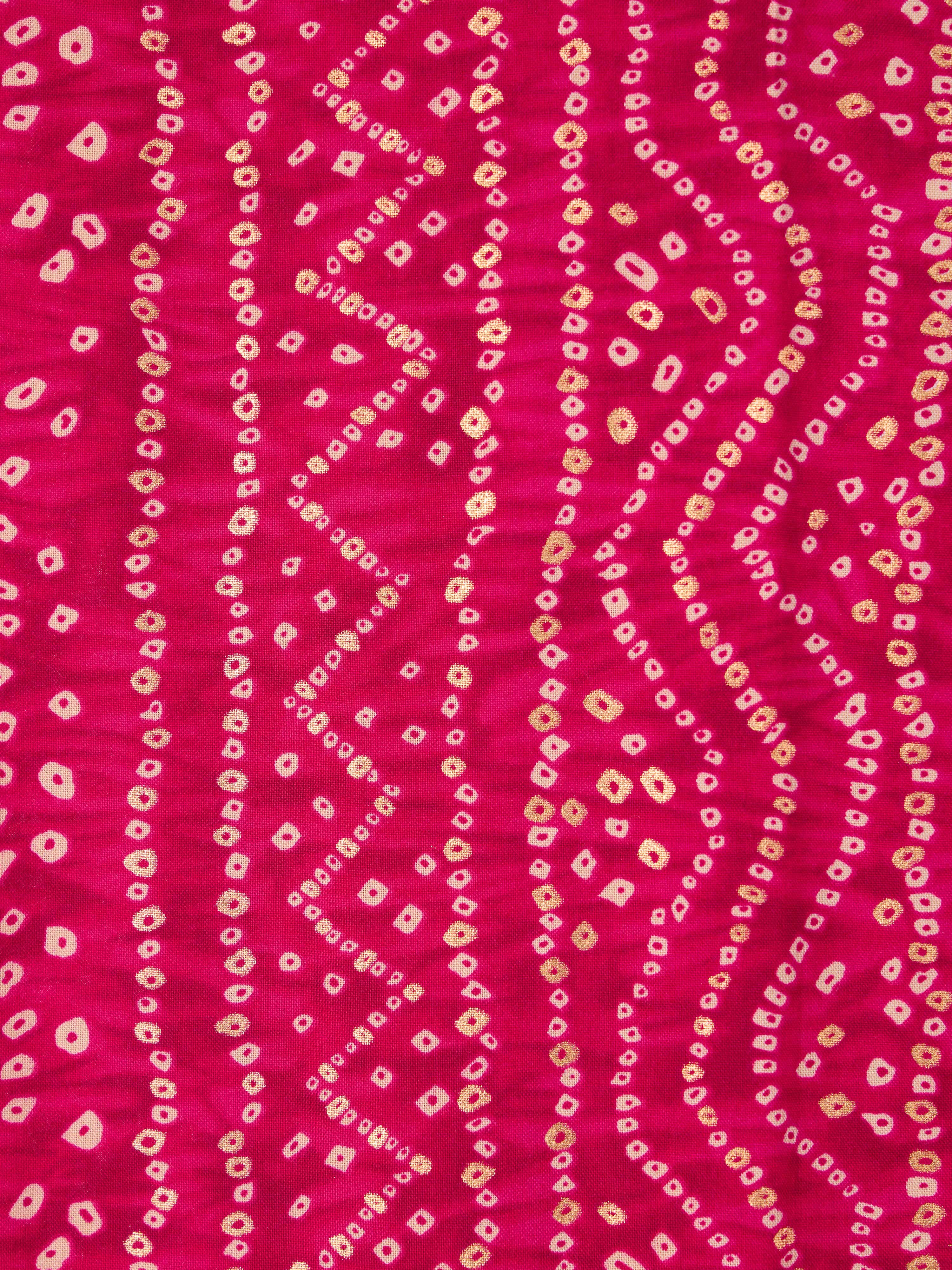 Men Magenta Bandhani Bandhani Undetermined Dupatta