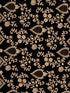 Men Black Floral Zari Work Undetermined Dupatta
