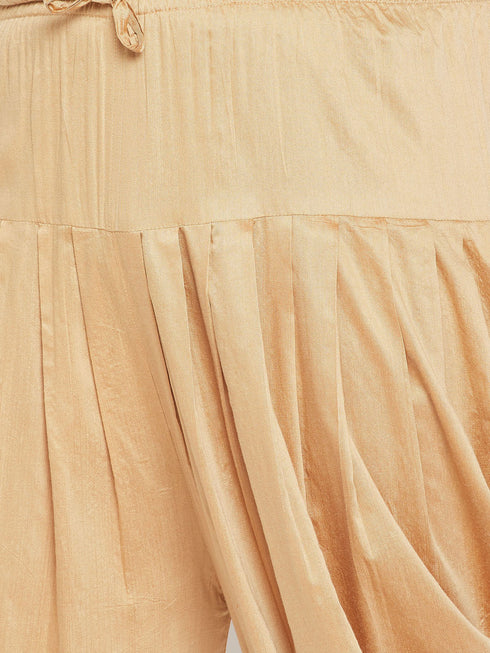 Men's Plus Size Orange Slim Fit Sherwani Set