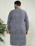 Plus Men's Indigo Blue Cotton Kurta