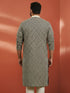 Men's Black Sequin Kurta