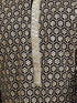 Men's Black Sequin Kurta with Cream Trousers