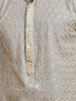 Men's Grey Sequin Kurta