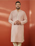 Men's Peach Sequin Kurta
