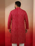 Men's Falsa Bandhani Kurta