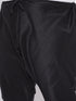 Men's Plus Size White Silk Blend Kurta And Black Pyjama Set