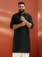 Men's Black Pathani Kurta
