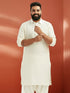 Men's White Pathani Kurta