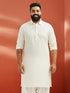 Men's White Pathani Kurta
