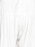 Men's White Viscose Kurta with Patiala Pant