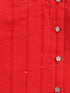 Boy's Red Chanderi Ethnic Combo Set