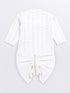 Boy's White Chanderi Ethnic Combo Set