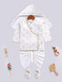 Infant Boy's Cream Silk Blend Ethnic Combo Set