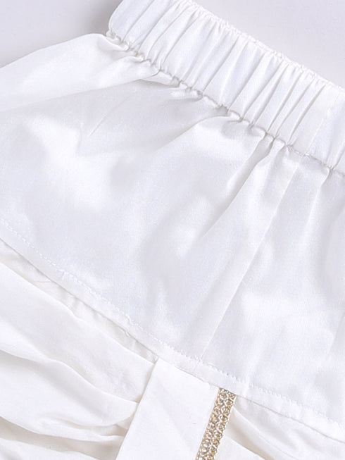 Infant Boy's Cream Silk Blend Ethnic Combo Set