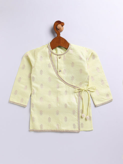 Infant Boy's Mint Green Silk Blend Ethnic Combo Set