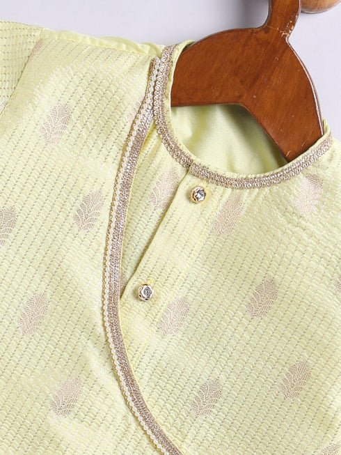 Infant Boy's Mint Green Silk Blend Ethnic Combo Set