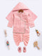 Infant Boy's Pink Silk Blend Ethnic Combo Set