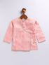 Infant Boy's Pink Silk Blend Ethnic Combo Set