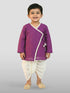 Boy's Purple Kurta And Dhoti Set