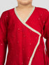 Boy's Red Kurta And Dhoti Set