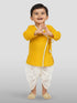 Boy's Yellow Kurta And Dhoti Set